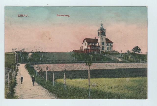 AK 301 Eibau 1906 Beckenberg Oberlausitz Sachsen nach Ebersdorf Löbau