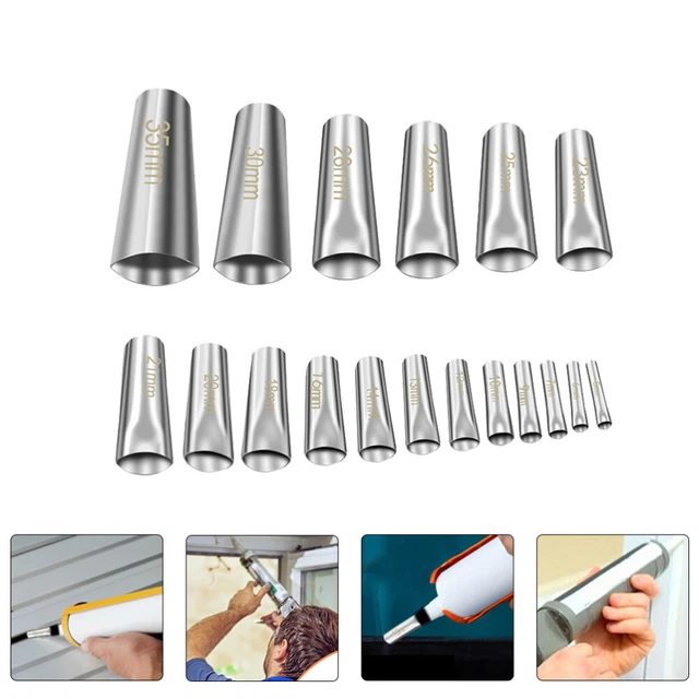 18 Pcs Finishing Nozzle Caulking Finisher Tool Copying