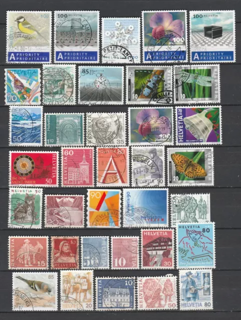 Suisse - Lot De Timbres Oblitérés De Suisse