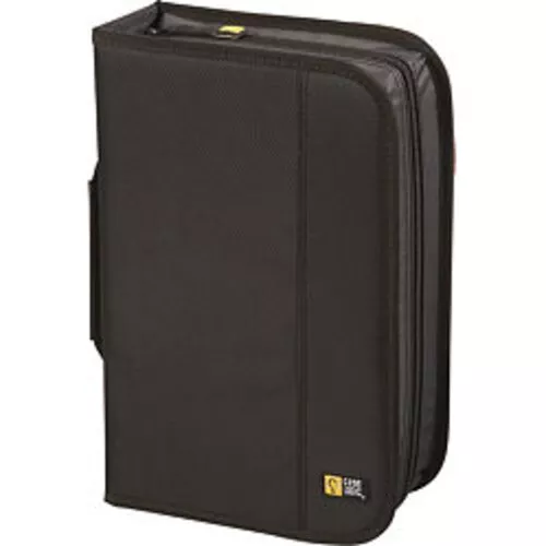 Case Logic CDW-92 CD Wallet-Holds 92 Discs or 46 With Notes - Nylon (Black) [New