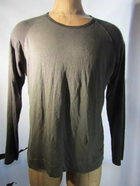 MAJESTIC PARIS Filatures Homme Paris long Sleeve Shirt Size Large