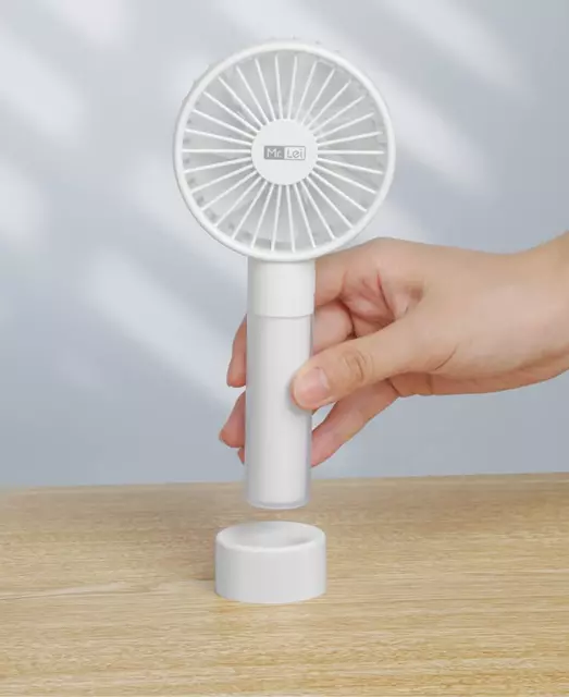 Romoss Ventilador De Mano Silencioso Pequeño, Pilas Recargables Micro USB, NUEVO