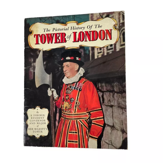 Die malerische Geschichte des Tower of London vom Resident Governor Vintage 50er Jahre