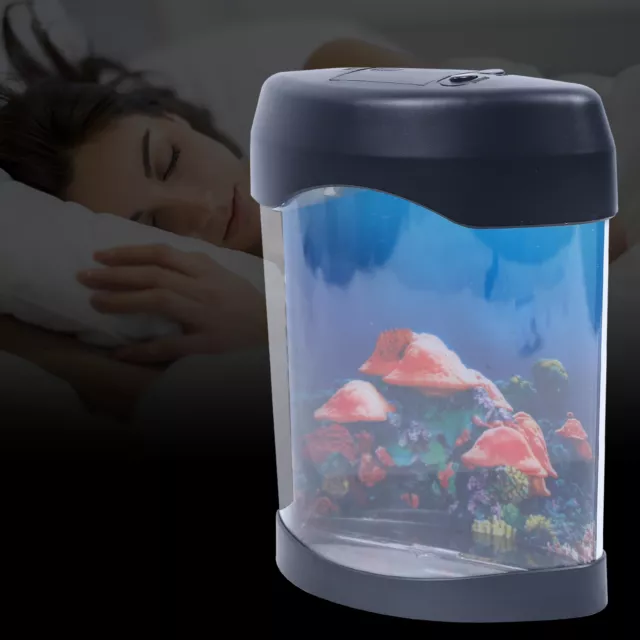 Jellyfish Aquarium Lamp Electric Fake Fish Tank LED Colour Changing Mood Lamp