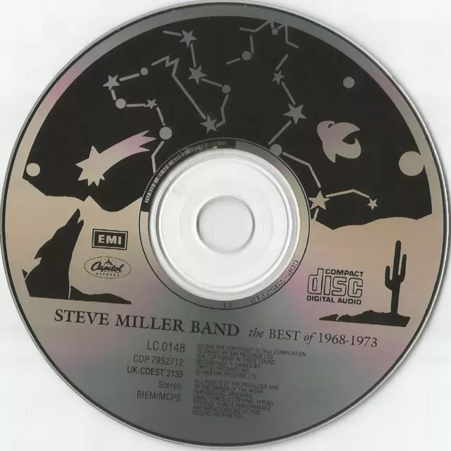 Steve Miller Band Very Best Essential Greatest Hits Collection 1968-1973 RARE CD 3