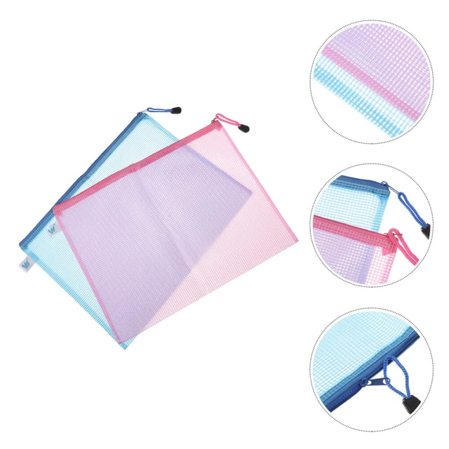 Portapenne in PVC sacchetto per cancelleria contenitore da viaggio borsa portaoggetti cartella