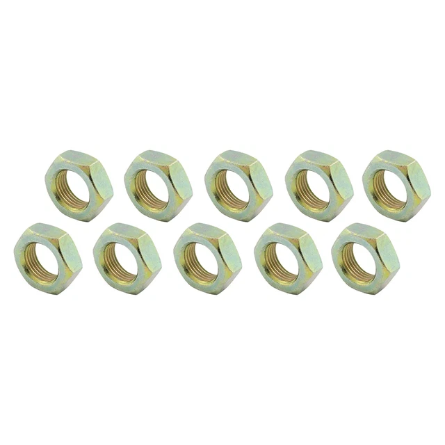 ALLSTAR PERFORMANCE ALL18261-10 5/8-18in Left Hand Thread Steel Jam Nut 10pk