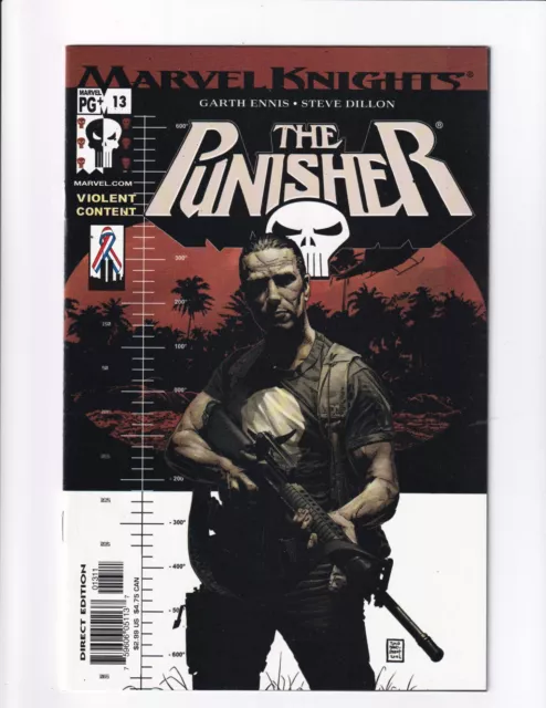 Punisher #13 2002 NM Marvel Knights Tie in Garth Ennis Tim Bradstree Bag/Boarded