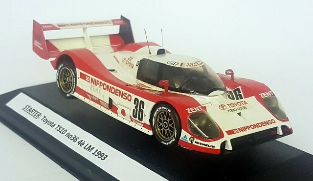 STARTER 1/43 BUILT Kit - Toyota TS10 Nippondenso #36 4e Le Mans 1993