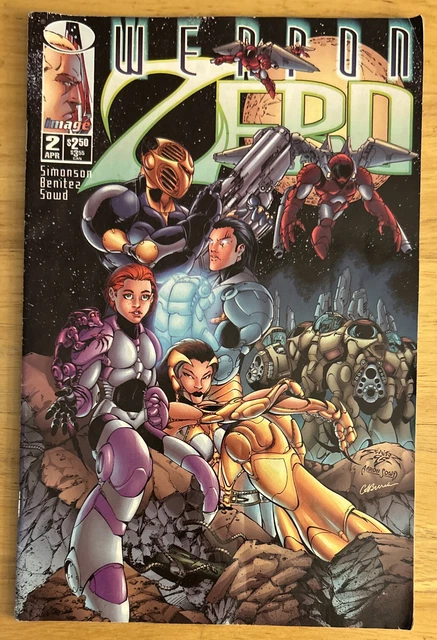 Weapon Zero #2 Simonson Story, Benitez Art; Spawn Ad (1995 Image Comics)