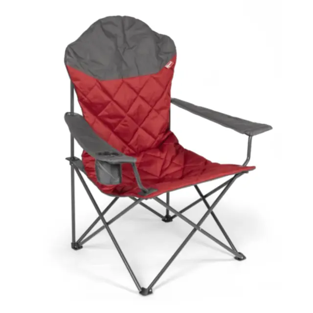 FOLDING CAMPING CHAIR, Holds 150kg, Drink Holder Blue EVER ADVANCED £29.99  - PicClick UK