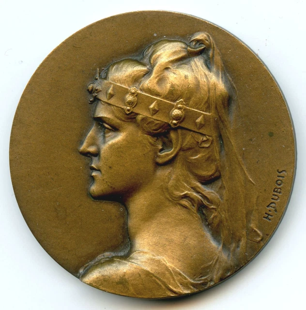 Médaille Bronze Rare Centi Informatique 1982 Santucci - Pièce De Collection, Métal Bronze