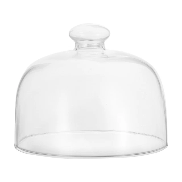 Dôme à Gâteau En Verre 32cm - Cloche De Protection Pour Pâtisserie - Transparent