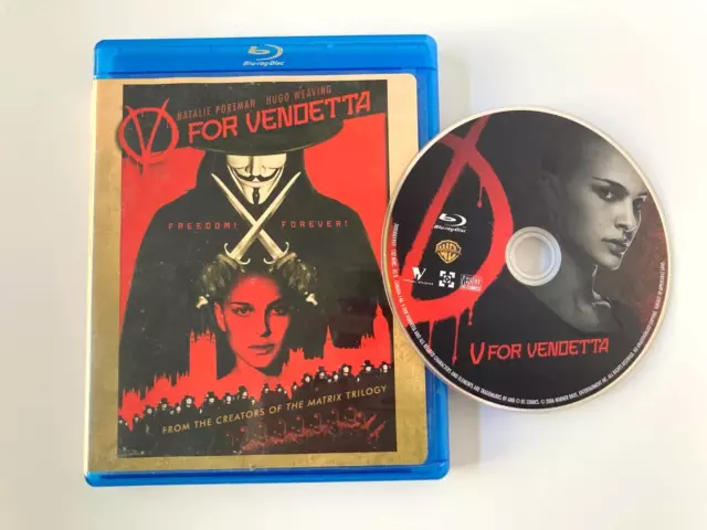 Blu-ray V De Vingança Natalie Portman Hugo Weaving Dub/leg