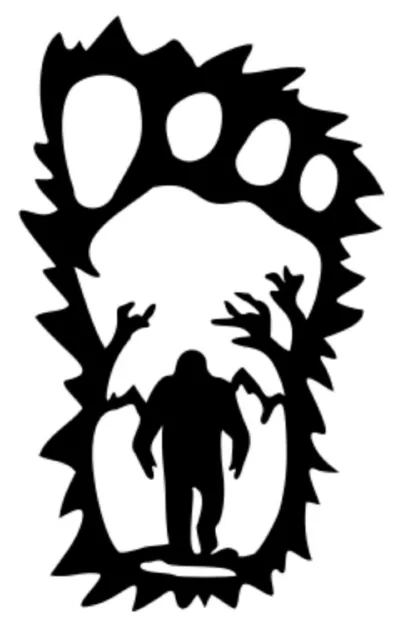 Bad Bigfoot DXF SVG PNG Files for CNC Plasma Laser Cutters