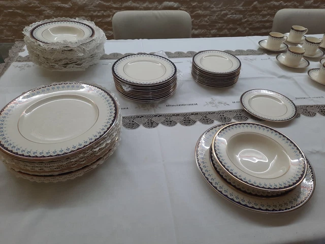 Service De Table Valentino Home Collection - Bloom En Porcelaine Fine Bone China - 36 Pièces