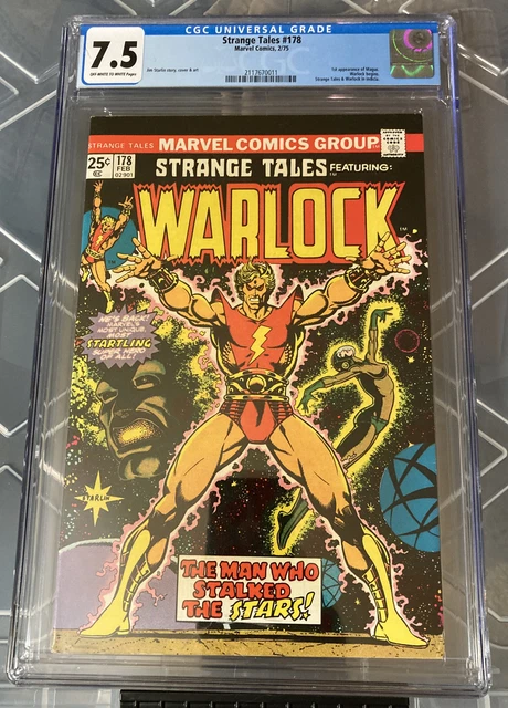 Strange Tales #178 CGC 7.5 1st MAGUS / Adam Warlock begins 1974 MCU Marvel GOTG3