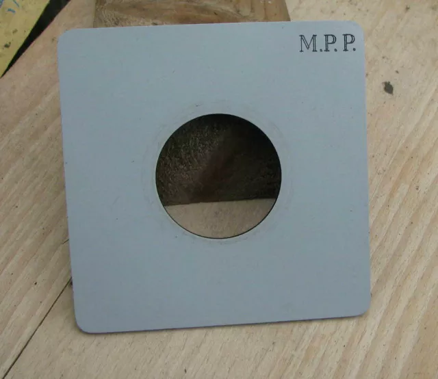 genuine MPP mk8 VIII field lens board panel copal 1 39mm hole 95 x 95