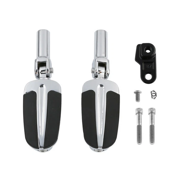 Passenger Footpeg Pedals Mount F/ Harley Softail Slim 12-17 FLSTSB 08-11 Chrome