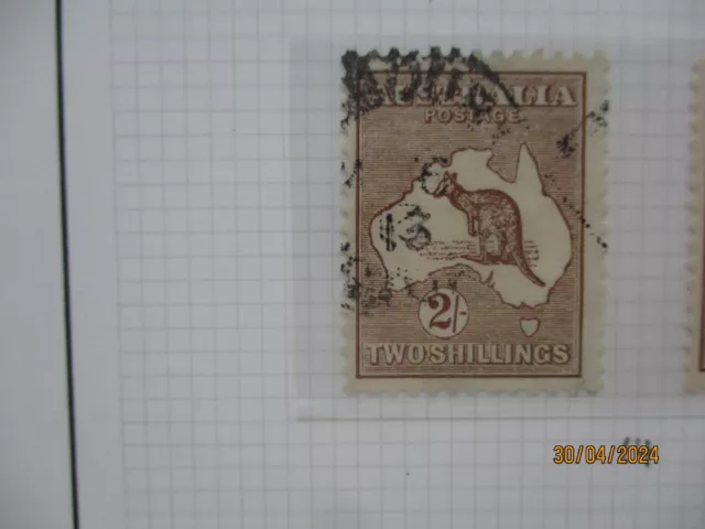 Kangaroo Stamps: 1st Watermark Used Variety Sets - FREE POST! (T6550)