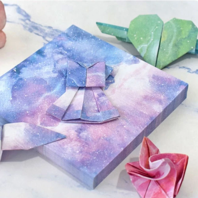 Übung Sternen muster Bastel papier Kunst material Origami-Papier Faltpapier