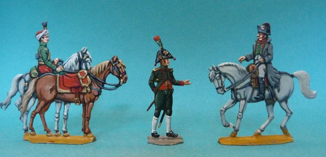 Plats d'étan - Znnfguren : Corvée de Prussens de Frédérc - 33