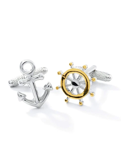 Perry Ellis Crew Cufflinks, Regular Fit