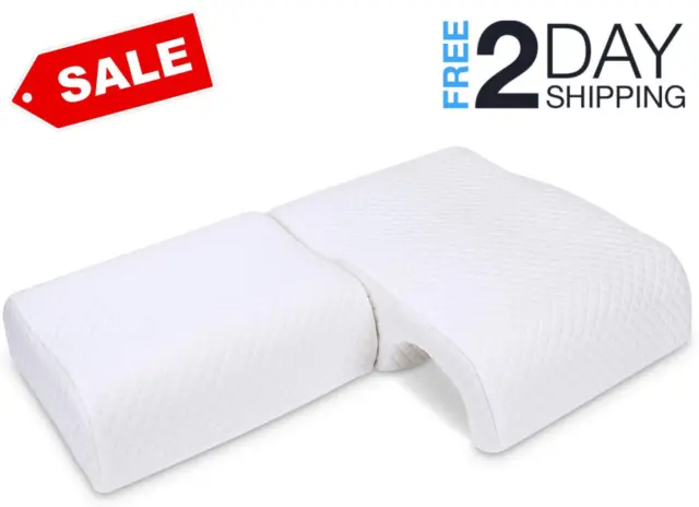 Memory Foam Pillow For Couples Adjustable Cube Cuddle Pillow Anti Pressure
