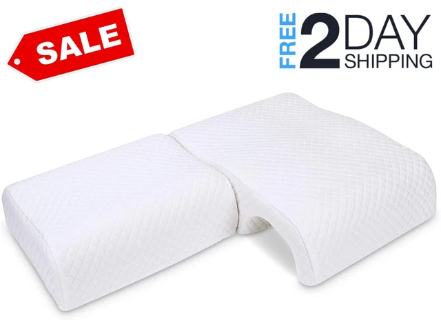 Memory Foam Pillow For Couples Adjustable Cube Cuddle Pillow Anti Pressure