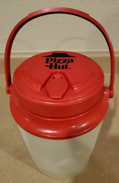 VTG‼ PIZZA HUT Gott Half Gallon Thermos Cooler Pitcher Water Jug w/ Handle #1502