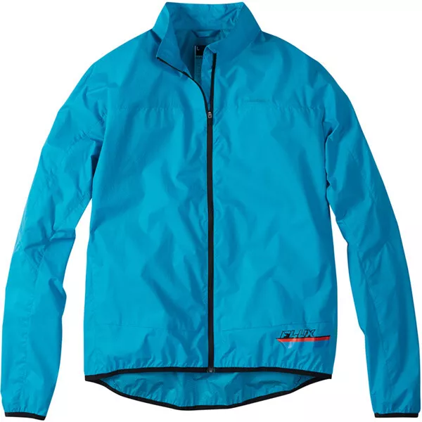 Madison Flux Super Light Men's Bicycle Cycle Packable Shell Jacket Hawaiian Blue