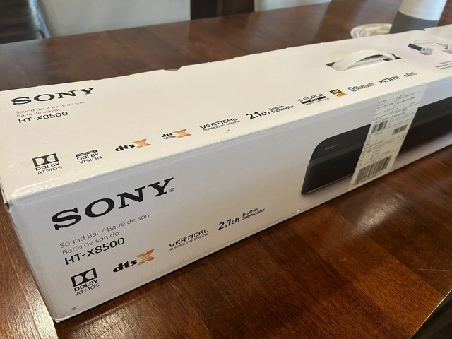 Sony HT-X8500 2.1ch Dolby Atmos/DTS:X Soundbar with built-in subwoofer Sony HT-X8500 2.1ch Dolby Atmos/DTS:X Soundbar with built-in subwoofer