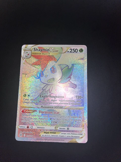 carte pokemon Shaymin Vstar Rainbow 173/172 EB09 FR NM :)