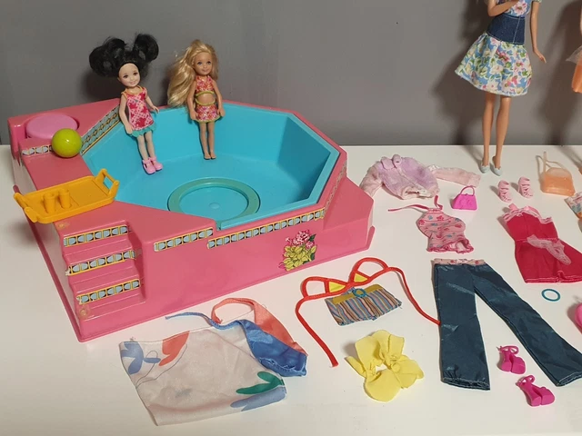 LOT PISCINE BARBIE Bubbling Spa Vintage Ann?�es 80 + Poup?�es + V??tements EUR 20,00 - PicClick FR