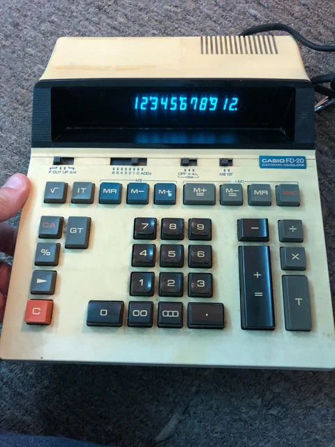 Casio DS-2B Heavy Duty Desktop Calculator – 12 Digit, Solar/Battery, Gray/Gold, Large Keys - View #3