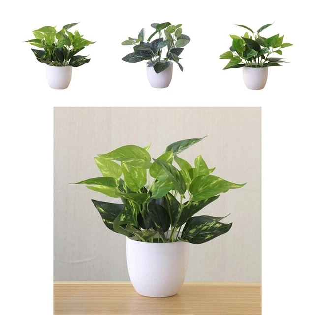 Bonsái de simulación ornamental impecable decoración realista de plantas de follaje falso