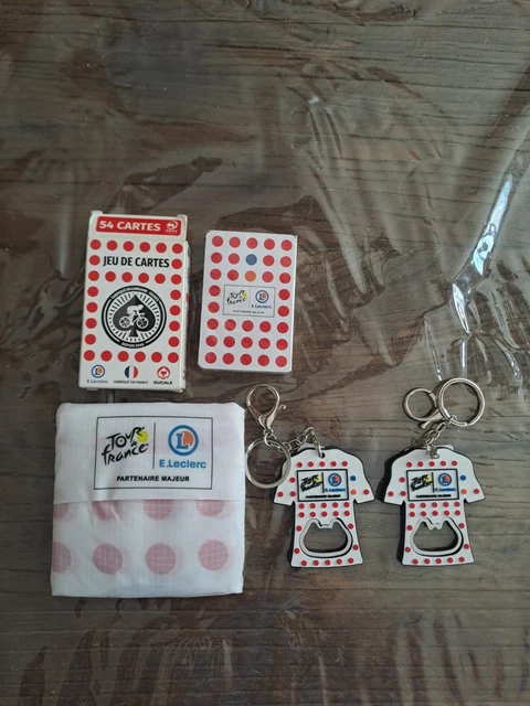 Pack Collector Tour De France Leclerc : Badge + Quiz + Casquette (neuf)