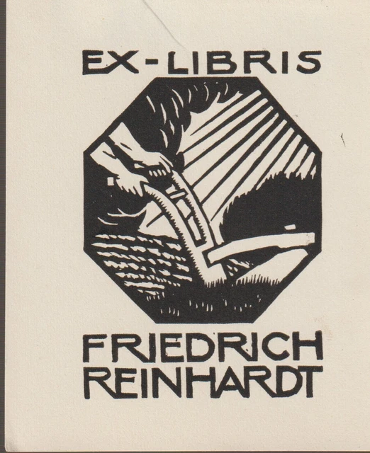 ex-libris Friedrich Reinhardt