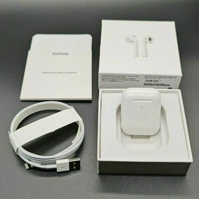 Wireless Bluetooth Earphone for Apple Airpods 2nd Generation Earbuds with Case