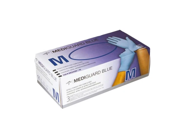 Guanti Monouso Per Alimenti Guanti In Nitrile Senza Polvere Scatola Da 100 - Taglie XS, S, M, L, XL, Per Protezione DPI, Esami Guanti Vari Per Lavoro Sanitario - Foto 5