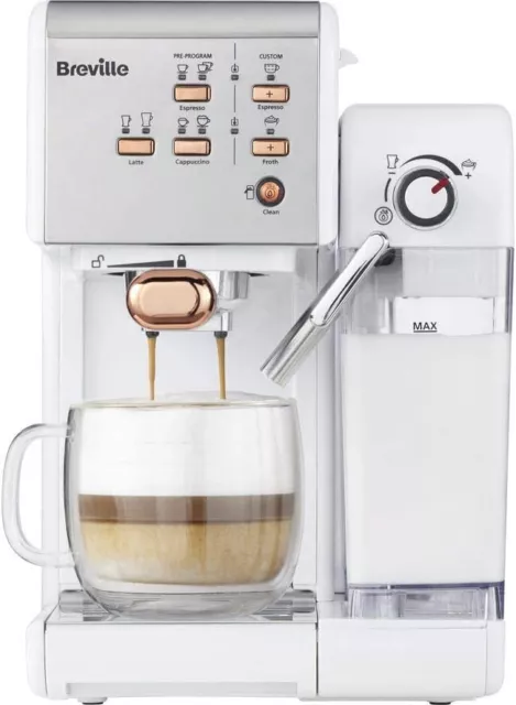 Kaffeemaschine Automat mit Milchaufschäumer Espresso Cappuccino Latte Maschine