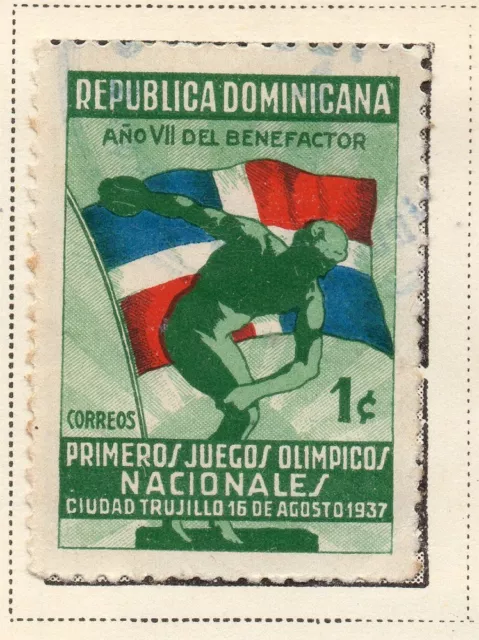 Dominican Republic 1938 Early Issue Fine Used 1c. 272694