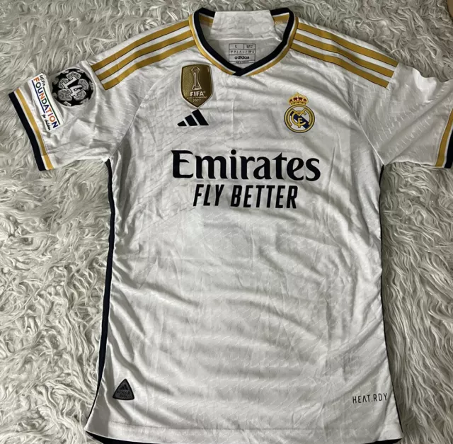 REAL MADRID 2023/2024 23/24 Home Football Jersey World Cup Bellingham
