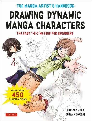 DRAWING DYNAMIC MANGA Characters: The Easy 1-2-3 Method for Beginners ...