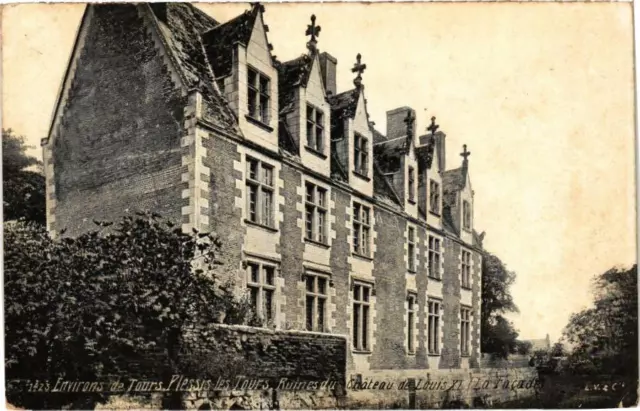 CPA Env. de TOURS-PLESSIS-les-TOURS-Ruines du Chateau de Louis XI (227166)