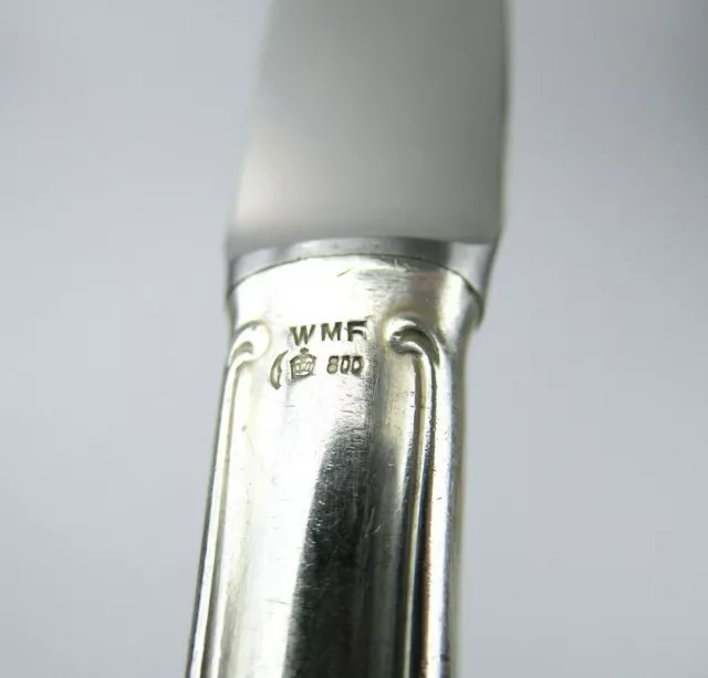 RARITAT Original WMF Barock Mod. 3200 Speisemesser aus 800er Silber Länge 20 cm 3