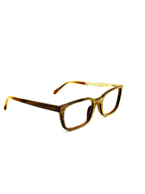 Originale Holzbrille einSTOFFen, Mod. Somelier 4001, braunes Ebenholz