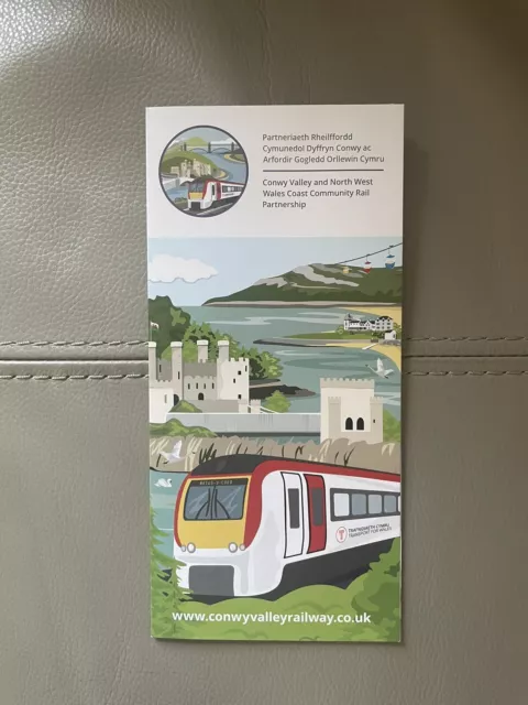 Conwy Valley Railway Leaflet / Map / Timetable - Brand New!