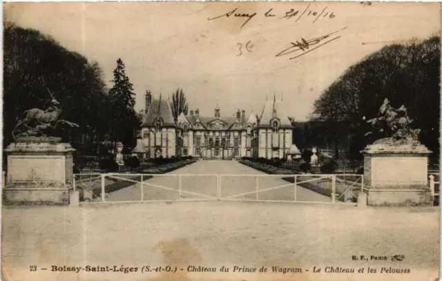 CPA AK BOISSY-SAINT-LEGER Chateau du Prince de Wagram et les Lawns (600143)