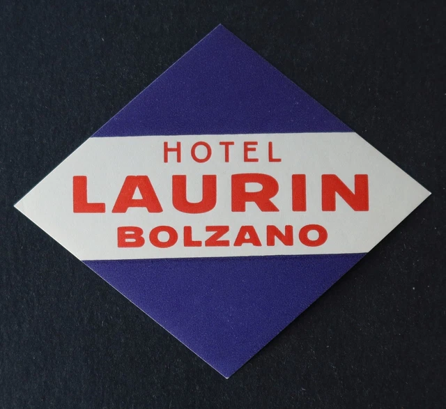 Ancienne étiquette De Valise HÔTEL LA TERRAZZA SORRENTO, Italie. Un Petit Bout D'histoire Pour Collection Ou Déco.